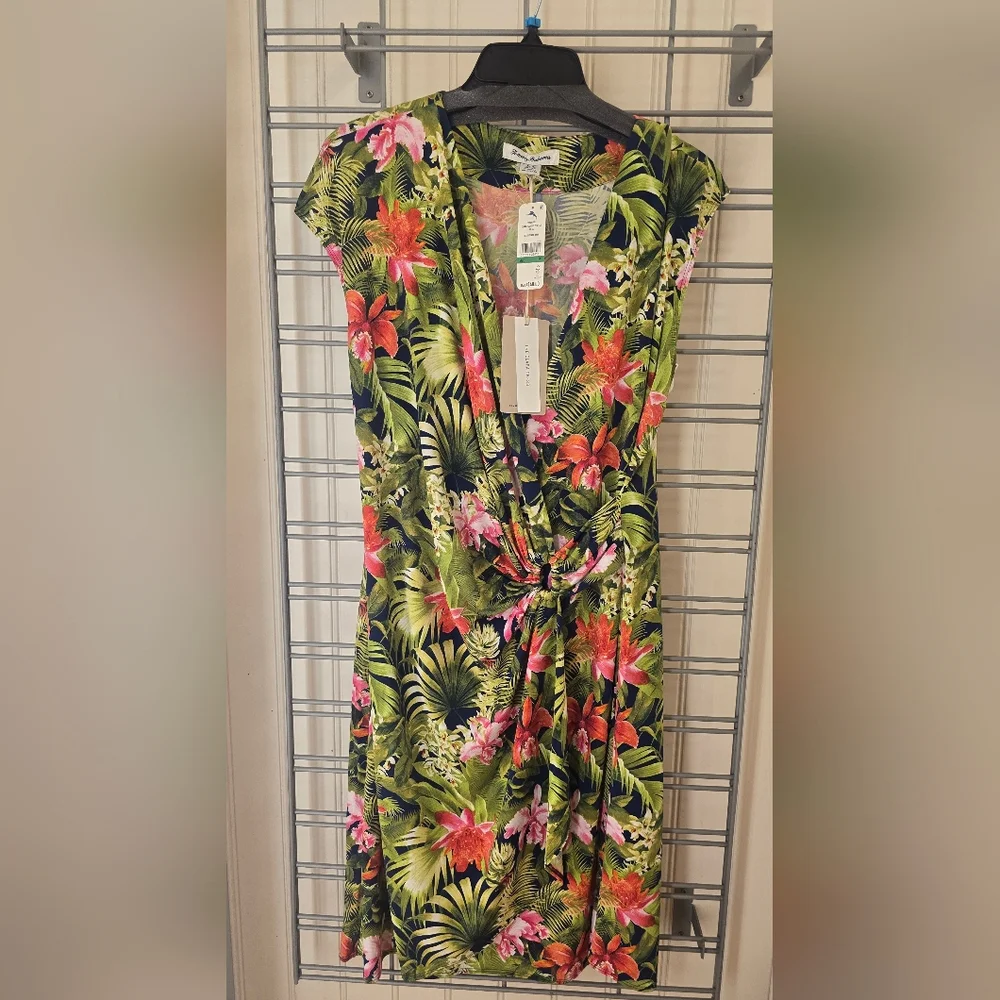 NWT Tommy Bahama Clara Paradise Perfect Sheath Dress Size L Resortwear